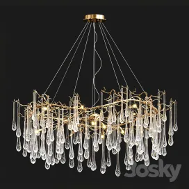 Serip Big AQUA Chandelier